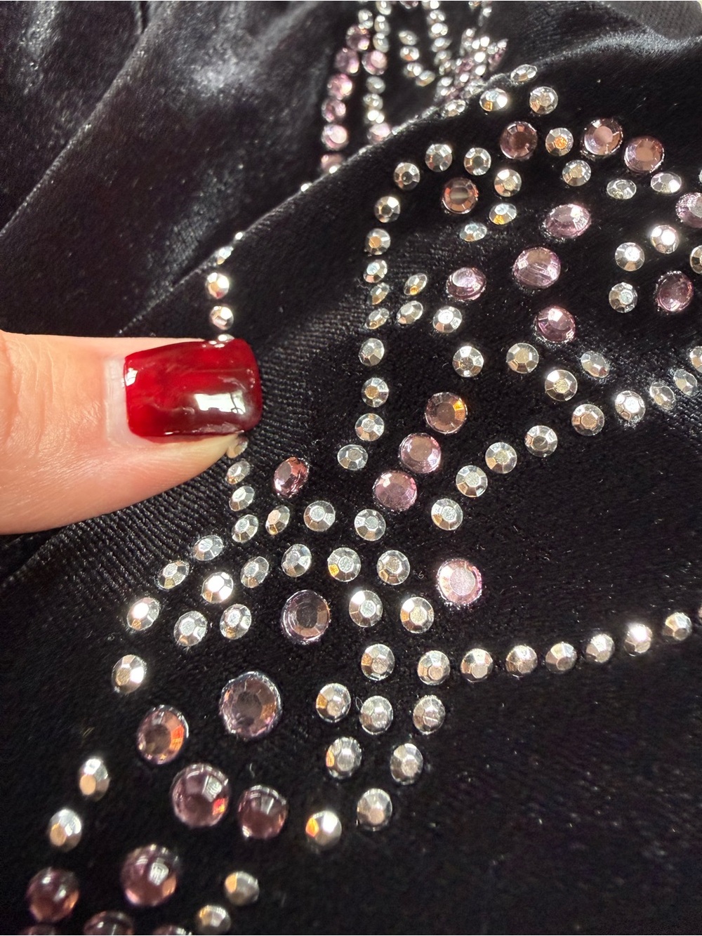 Vtg  90s Dressbarn Velvet Goth Whimsigoth Witchy Stevie Nicks 20s Inspo Dress - Picture 7 of 8